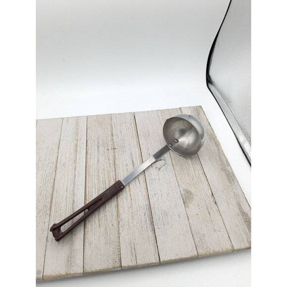 Stanhome USA Stainless Steel Ladle Soup Brown 11 1/2" - Picture 1 of 10